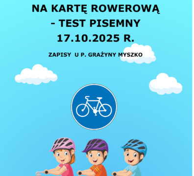 EGZAMIN KARTA ROWER
