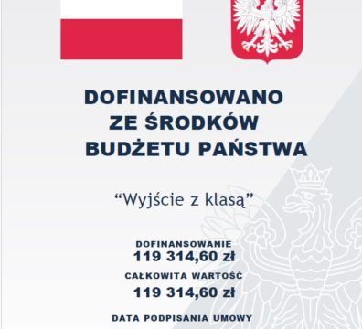 wyjscie z klasa - plakat